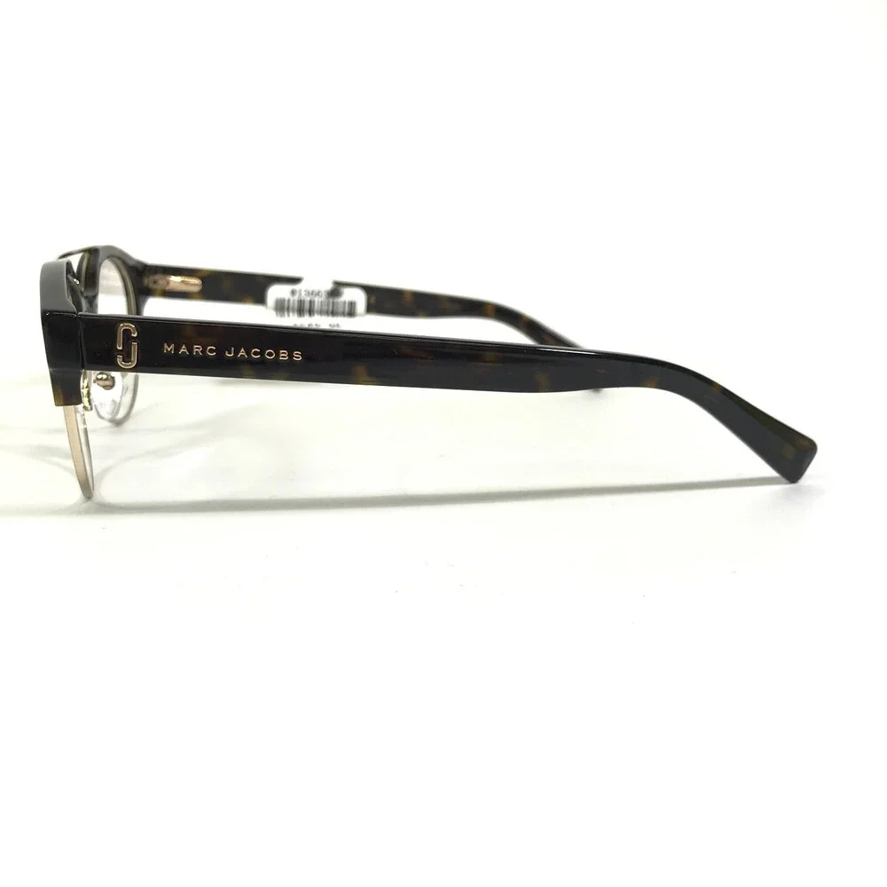Marc Jacobs Eyeglasses Frames 316 086 Tortoise Gold Round Full Rim 49-20-145